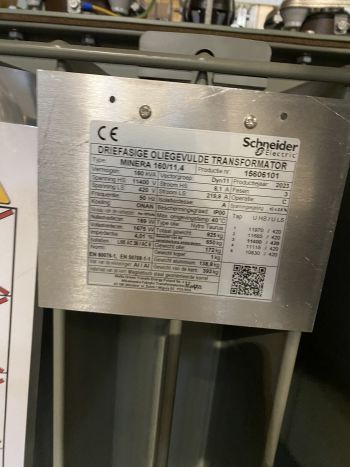 Transfo 160 KVA 11400 V Schneider